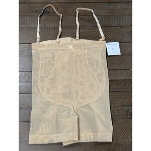 DESIGN VERONIQUE Mid Body Support Mid Thigh Size 4 Beige - NEW - Style #MG161